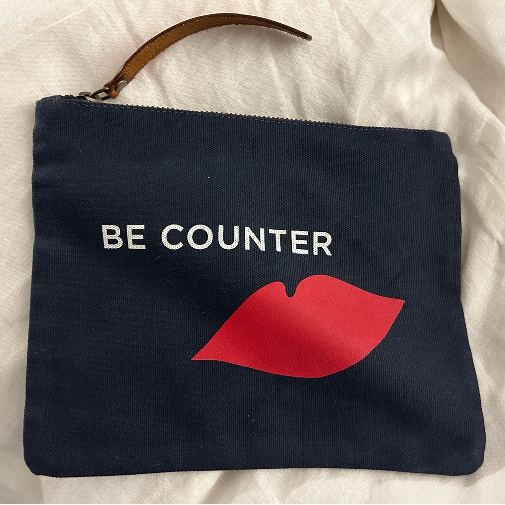 Beautycounter x Parker Thatch wristlet. Never used.